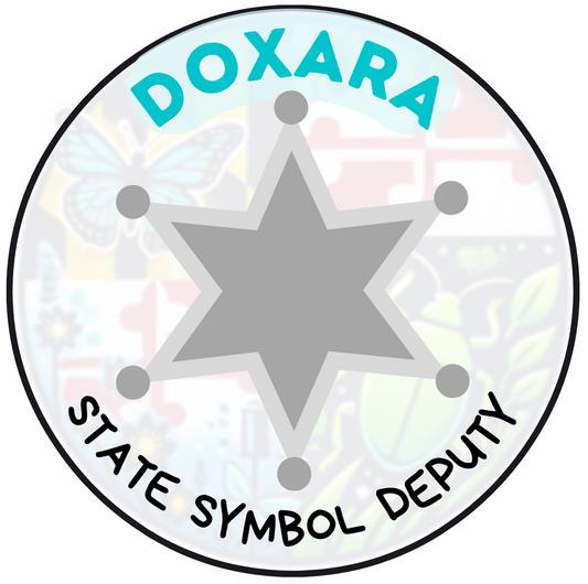 ⭐ Doxara State Symbol Deputy Badge (Silver) (5-pack)